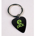 Guitar Pick Split Ring Key Chain